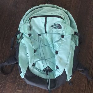 The North Face Borealis Backpack Mint and Gray